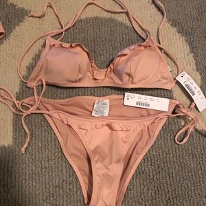 COPY - NWT J Crew Playa Maui Ruffle Bikini S/M